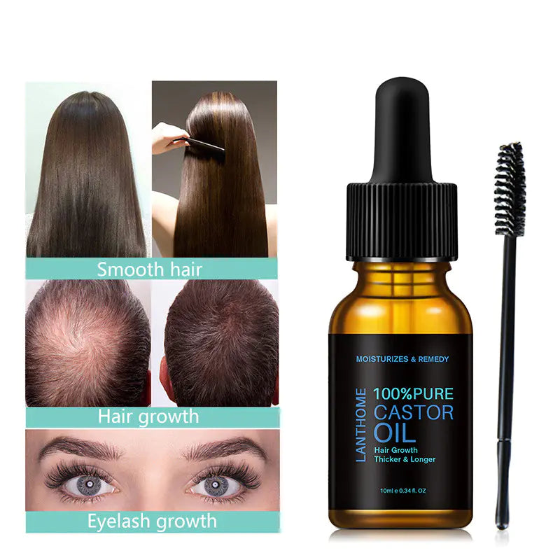 Clara™ LANTHOME Castor Hair & Lashes Nourishing Essential Oil