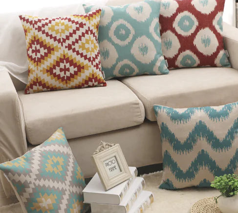 Clara™ Ultra Deluxe Cotton and Linen Decorative Pillows