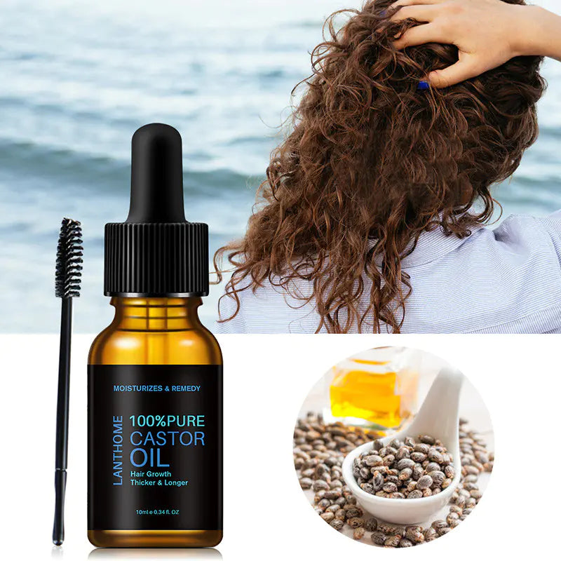 Clara™ LANTHOME Castor Hair & Lashes Nourishing Essential Oil