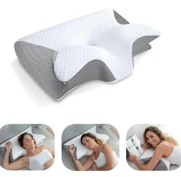 Clara™ Ultra Deluxe Cervical Memory Neck Pillow